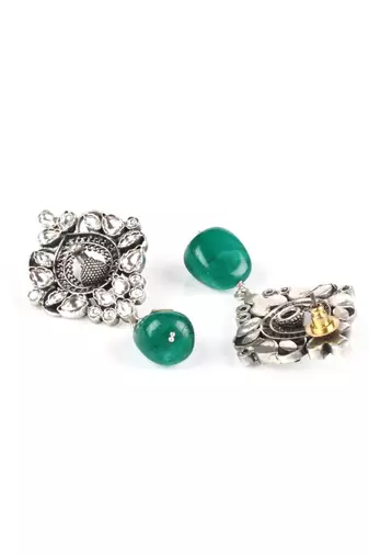 Sangeeta Boochra Silver Earrings