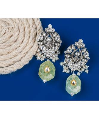 Sangeeta Boochra Silver Earrings 1