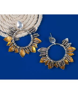 Sangeeta Boochra Silver Earrings 1