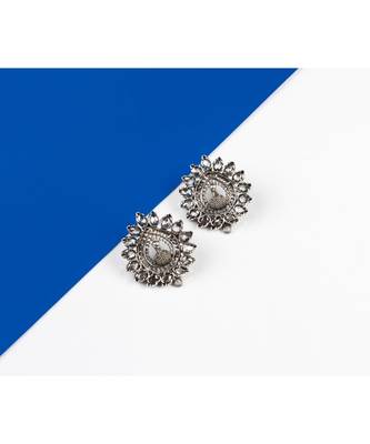 Sangeeta Boochra Silver Earrings 1