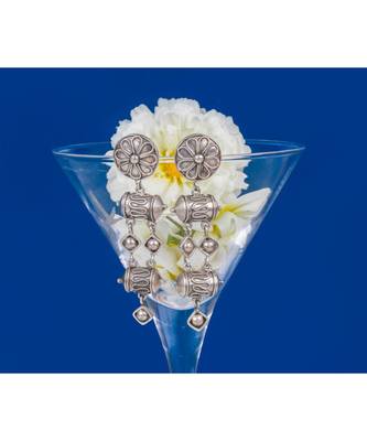 Sangeeta Boochra Silver Earrings 1