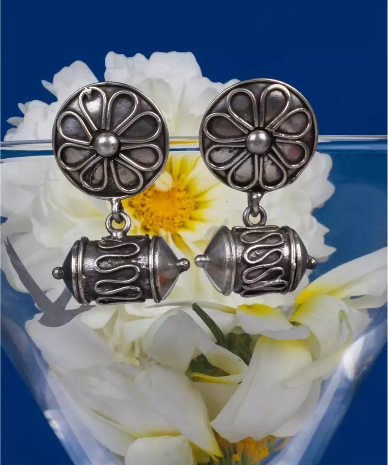 Sangeeta Boochra Silver Earrings