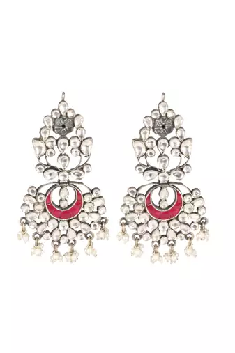 Sangeeta Boochra Silver Earrings