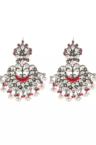 Sangeeta Boochra Silver Earrings