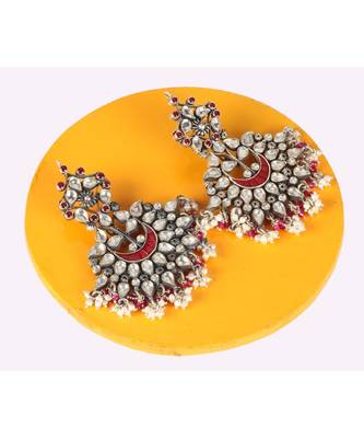 Sangeeta Boochra Silver Earrings 1
