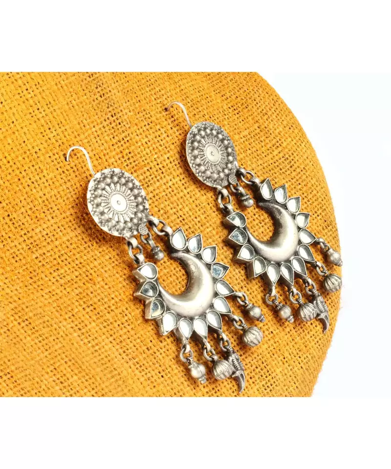 Sangeeta Boochra Silver Earrings