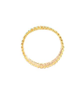 Sangeeta Boochra Silver Bangle With 24K Gold Plating 2