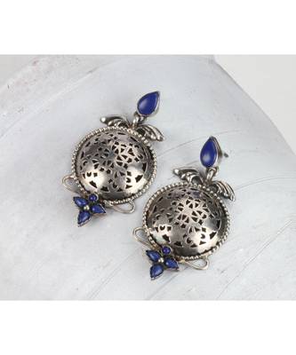 Sangeeta Boochra Silver Earrings 1