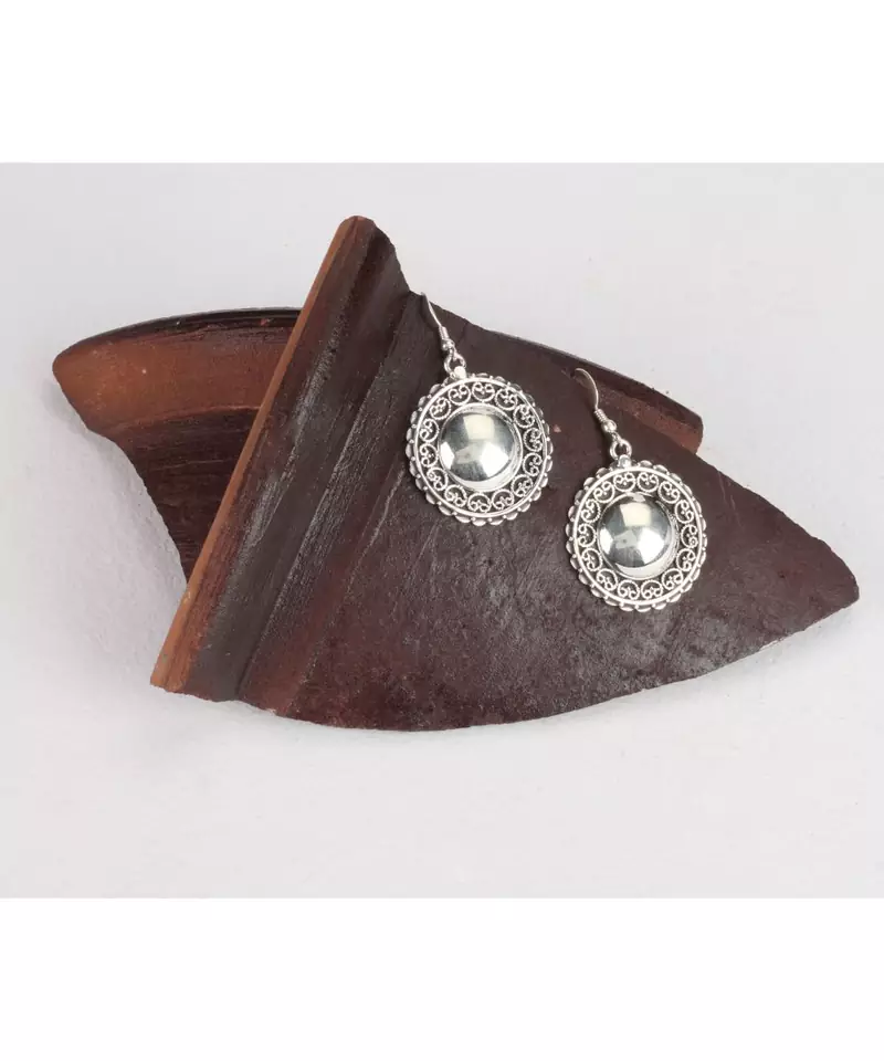 Sangeeta Boochra Silver Earrings