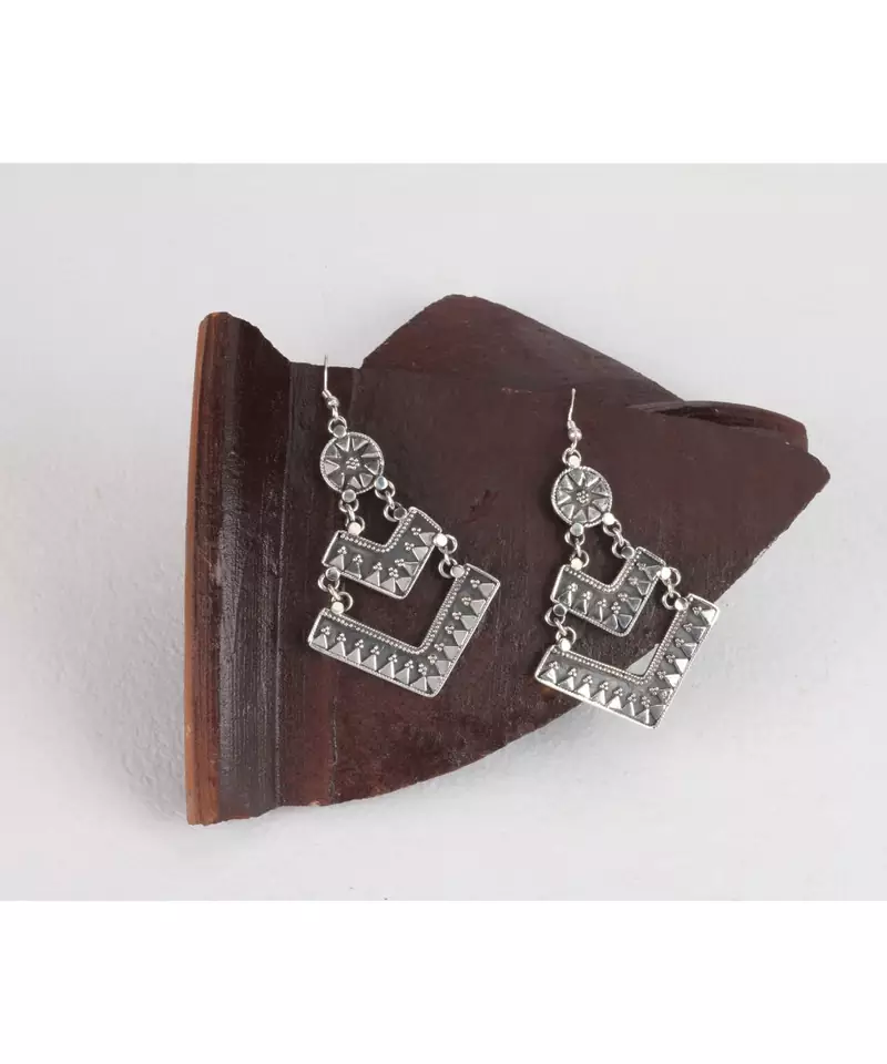 Sangeeta Boochra Silver Earrings