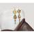 Sangeeta Boochra Silver Earrings Studded With Glass Stone