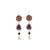 Sangeeta Boochra Silver Earrings Studded With Glass Stone