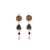 Sangeeta Boochra Silver Earrings Studded With Glass Stone