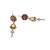Sangeeta Boochra Silver Earrings Studded With Glass Stone