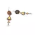 Sangeeta Boochra Silver Earrings Studded With Glass Stone