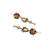 Sangeeta Boochra Silver Earrings Studded With Glass Stone
