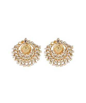 Sangeeta Boochra Silver Earrings With 24K Gold Plating 2