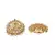 Sangeeta Boochra Silver Earrings With 24K Gold Plating