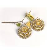 Sangeeta Boochra Silver Earrings With 24K Gold Plating