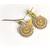 Sangeeta Boochra Silver Earrings With 24K Gold Plating