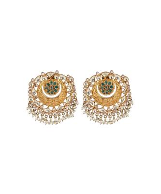Sangeeta Boochra Silver Earrings With 24K Gold Plating 2