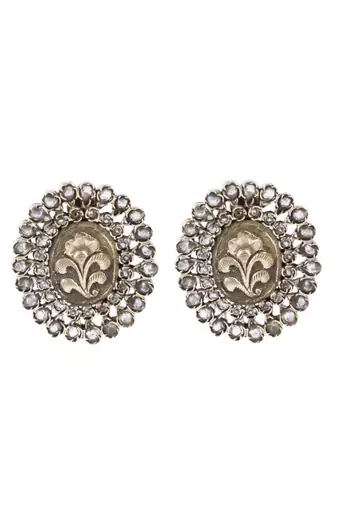 Sangeeta Boochra Silver Earrings