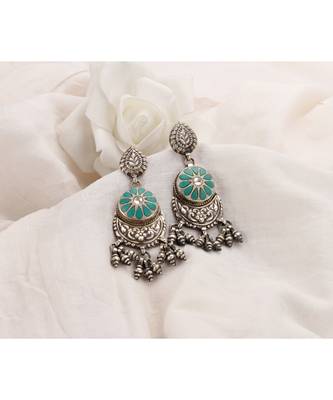 Sangeeta Boochra Silver Earrings 1