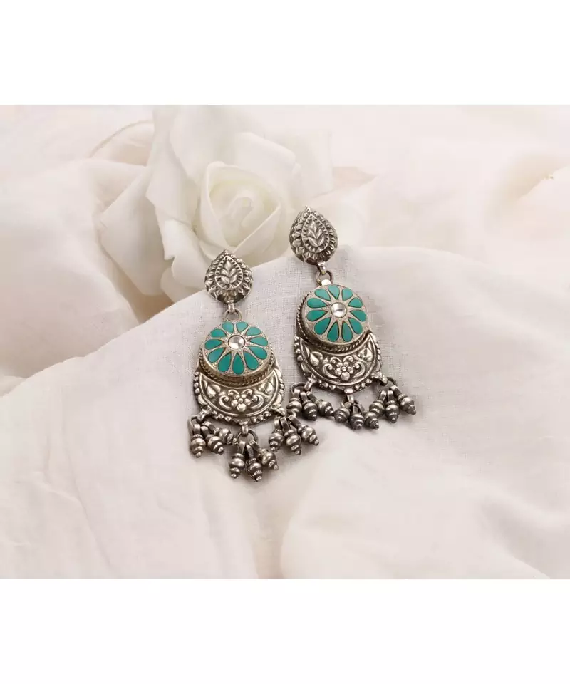 Sangeeta Boochra Silver Earrings