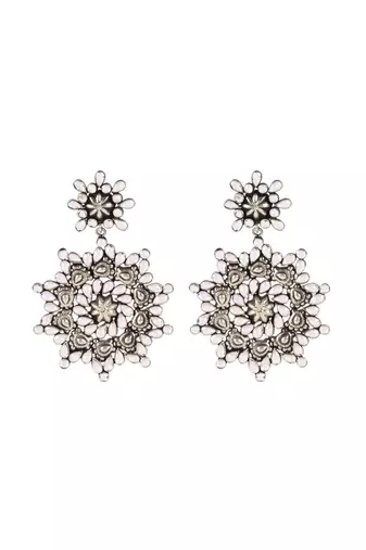 Sangeeta Boochra Silver Earrings