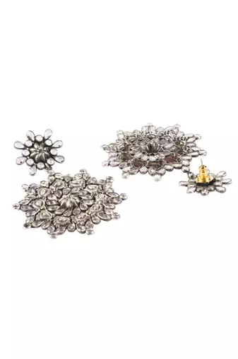 Sangeeta Boochra Silver Earrings