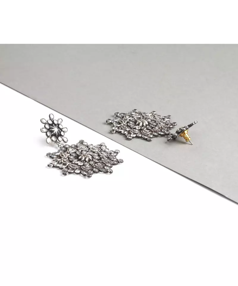 Sangeeta Boochra Silver Earrings