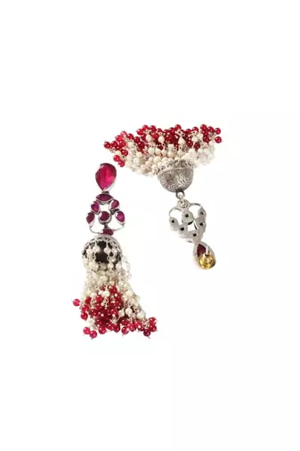 Sangeeta Boochra Silver Earrings