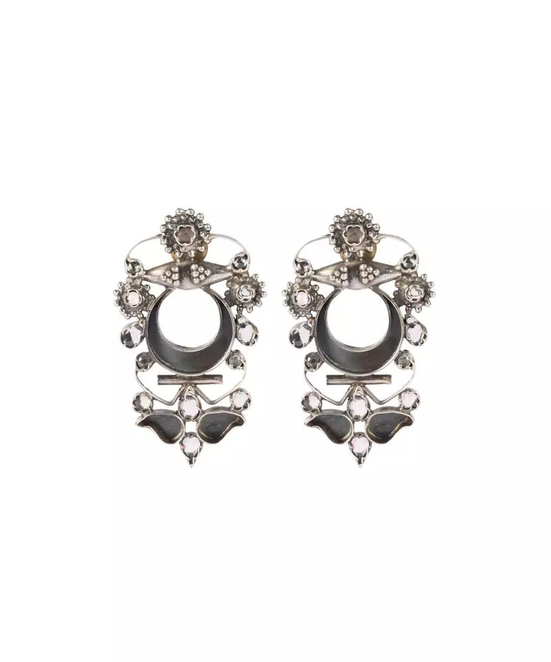 Sangeeta Boochra Silver Earrings