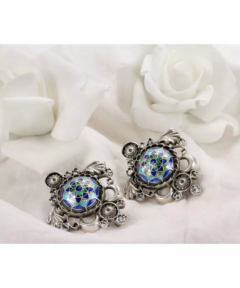 Sangeeta Boochra Silver Earrings