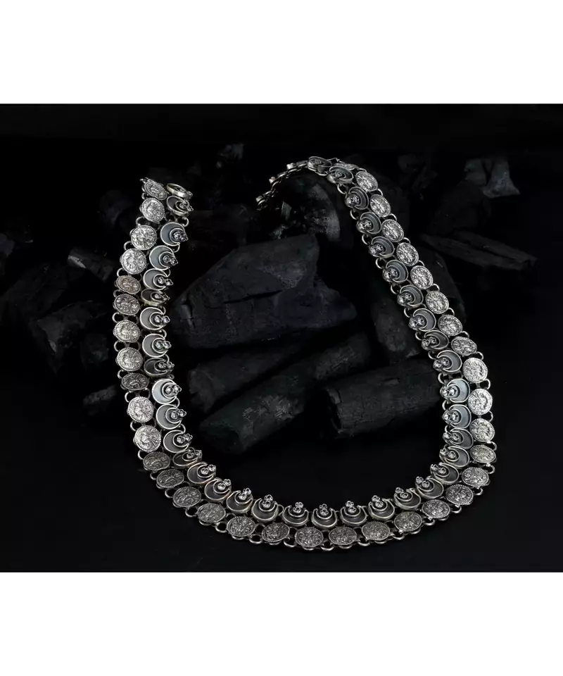 Sangeeta Boochra Silver Necklace