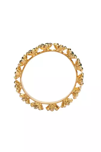 Sangeeta Boochra Silver Bangle With 24K Gold Plating