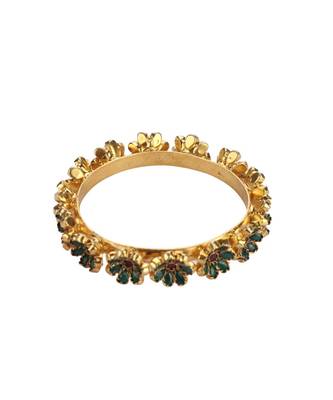 Sangeeta Boochra Silver Bangle With 24K Gold Plating 5