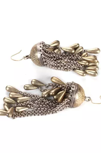 Sangeeta Boochra Silver Earrings