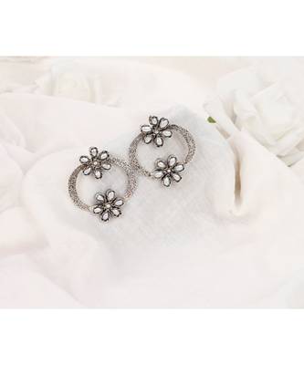Sangeeta Boochra Silver Earrings 1