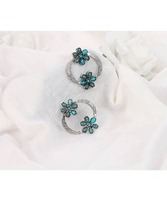 Sangeeta Boochra Silver Earrings 1