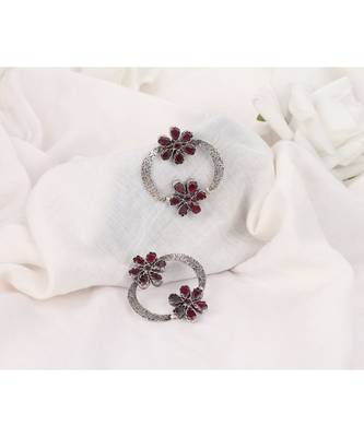 Sangeeta Boochra Silver Earrings 1