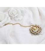 Sangeeta Boochra Silver Mang Tikka With 24K Gold Plating