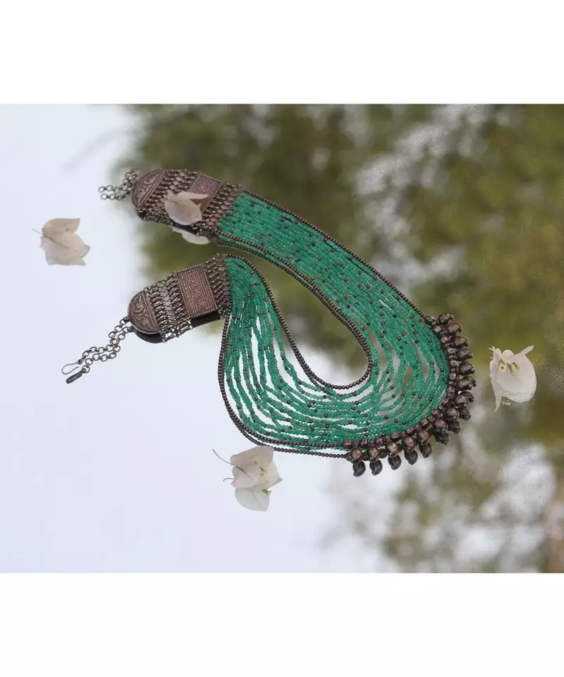 Sangeeta Boochra Silver Necklace