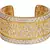 Sangeeta Boochra Silver Bangle With Gold Plating
