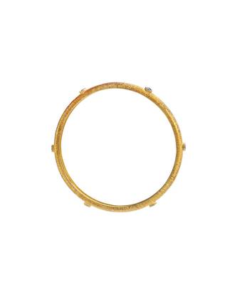 Sangeeta Boochra Silver Bangle With Gold Plating 6