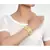 Sangeeta Boochra Silver Bangle With Gold Plating