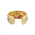 Sangeeta Boochra Silver Bangle With Gold Plating