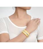 Sangeeta Boochra Silver Bangle With Gold Plating