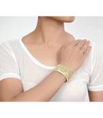 Sangeeta Boochra Silver Bangle With Gold Plating