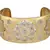 Sangeeta Boochra Silver Bangle With Gold Plating
